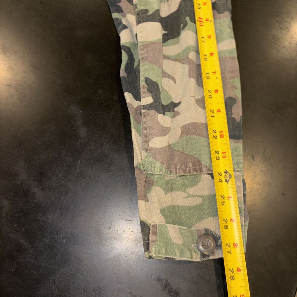 The Rail Camo Military Patch Jacket Size: XL Various Patches 46” Pit To Pit READ - Picture 12 of 14